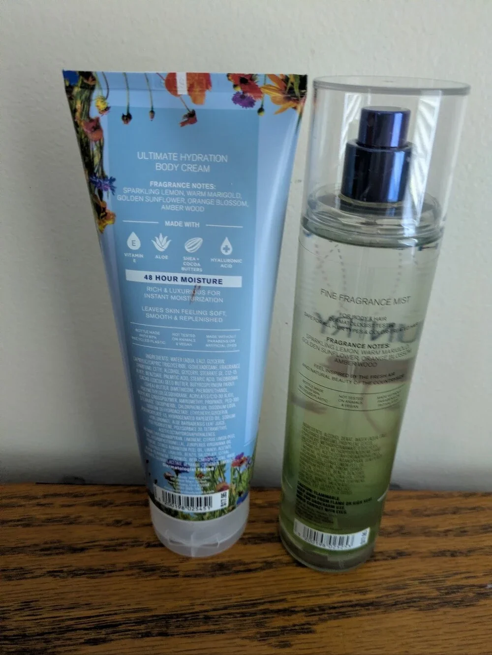 Bath & Body Works Country Chic Lotion And Body Spray Set Brand New